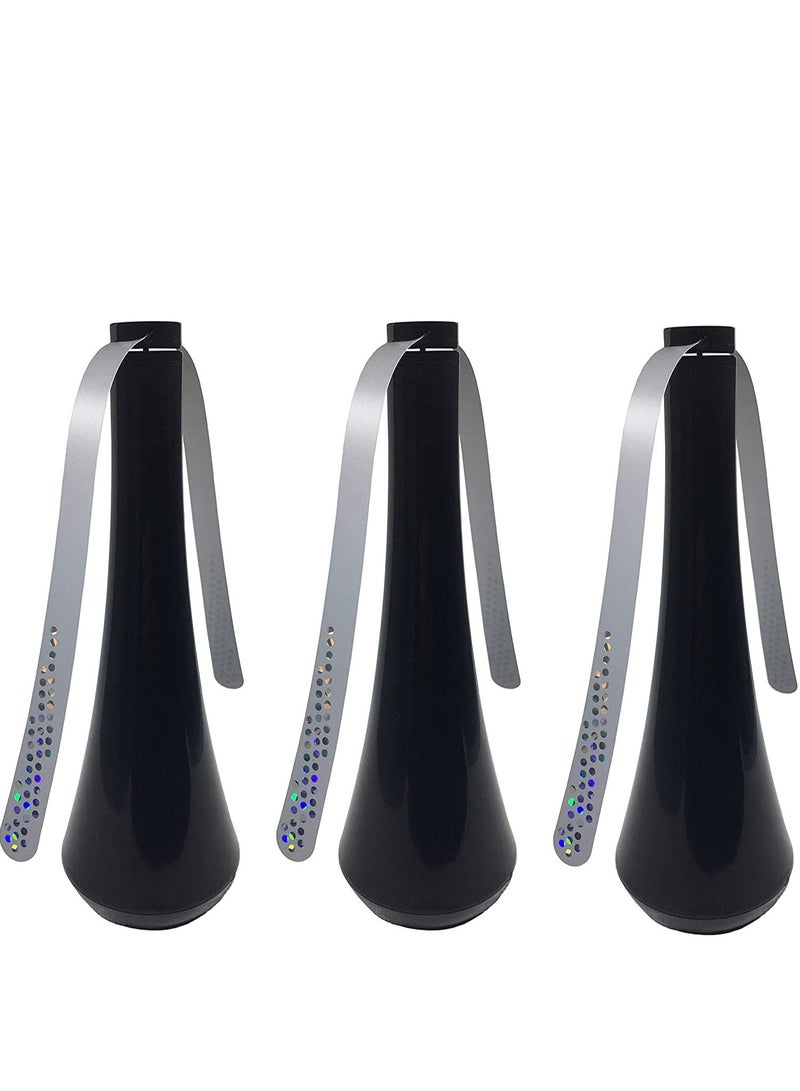 SYOSI 3Pcs Lightweight Eco-Friendly Fly Insect Mosquito Repellent Soft Touch Fly Fan Blades Fan Keep Flies Bugs away from Food Outdoor Picnic Camping Meal Home Hotel Restaurant without Chemicals - Image 1