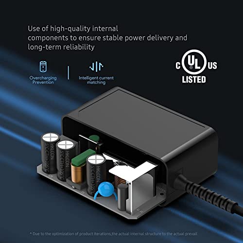 KFD [UL Listed] KFD AC Adapter for Marshall Stockwell Portable Bluetooth Speaker 4091451 04091451 & Advent AW870 Wireless Powered Speakers Power Supply Cord Cable PS Battery Wall Home Charger Mains PSU - Image 3