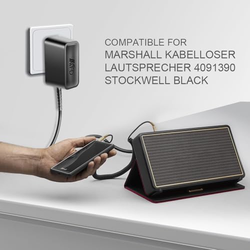 KFD [UL Listed] KFD AC Adapter for Marshall Stockwell Portable Bluetooth Speaker 4091451 04091451 & Advent AW870 Wireless Powered Speakers Power Supply Cord Cable PS Battery Wall Home Charger Mains PSU - Image 2