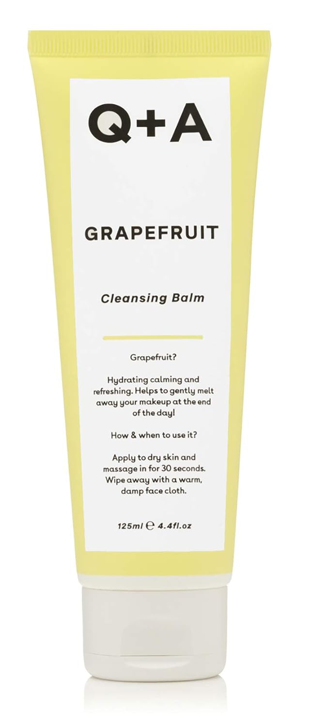 Q+A QA Grapefruit Cleansing Balm Makeup Remover 125ml  44fl Oz