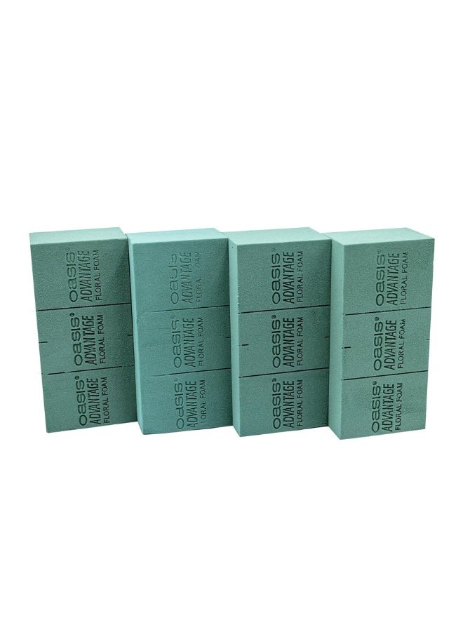 Gulf Flowers - Gulf Flowers Oasis 20 Pcs Floral Foam Blocks – High-Density Wet Foam for Fresh Flower Arrangements, Long-Lasting Hydration - Image 1