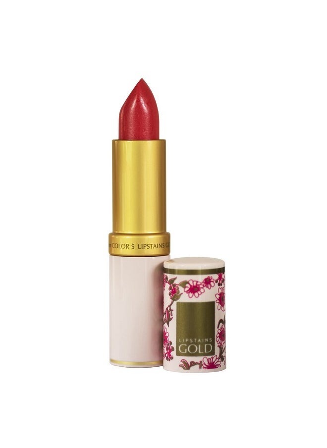 Lipstains Gold All In One Lipstick Super Rich Conditioning Ingredients Amazing Staying Power Smudge Proof And A Diverse Color Range From The Uk (Coral)  - Image 2