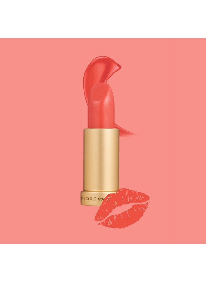 Lipstains Gold All In One Lipstick Super Rich Conditioning Ingredients Amazing Staying Power Smudge Proof And A Diverse Color Range From The Uk (Coral)  - Image 4