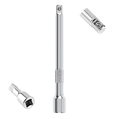 OriGlam 1/4" Drive Extension Socket Wrench Extension, 4-Inch Ratchet Extender Chromed Steel, 1/4 Inch Drive Drive Socket Extension - Image 1