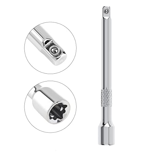 OriGlam 1/4" Drive Extension Socket Wrench Extension, 4-Inch Ratchet Extender Chromed Steel, 1/4 Inch Drive Drive Socket Extension - Image 3