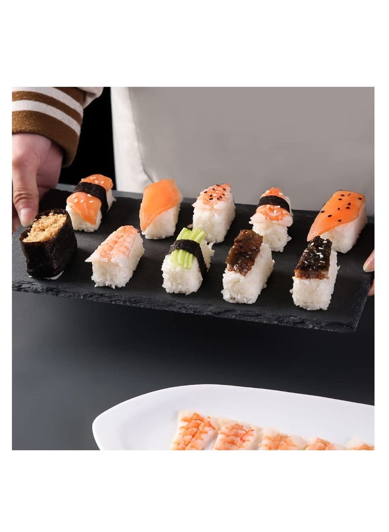 شو وو Rice Ball Mold, Mini Onigiri Sushi 10 in 1 Rectangular Maker, Mold Case Box Press Nigiri Bento for DIY Kitchen Tools - Image 3