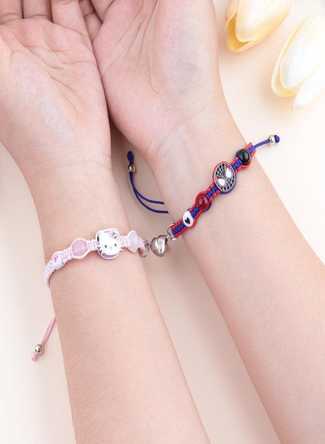XMITHJLS Couples/Friendship Matching Bracelets,Bat/Spider/kitty Bracelets Set, Valentine's Day Birthday Jewelry Gifts for Gf and Bf Soulmate, Matching Gifts for Husband&Wife Son&Daughters BFF - Image 5