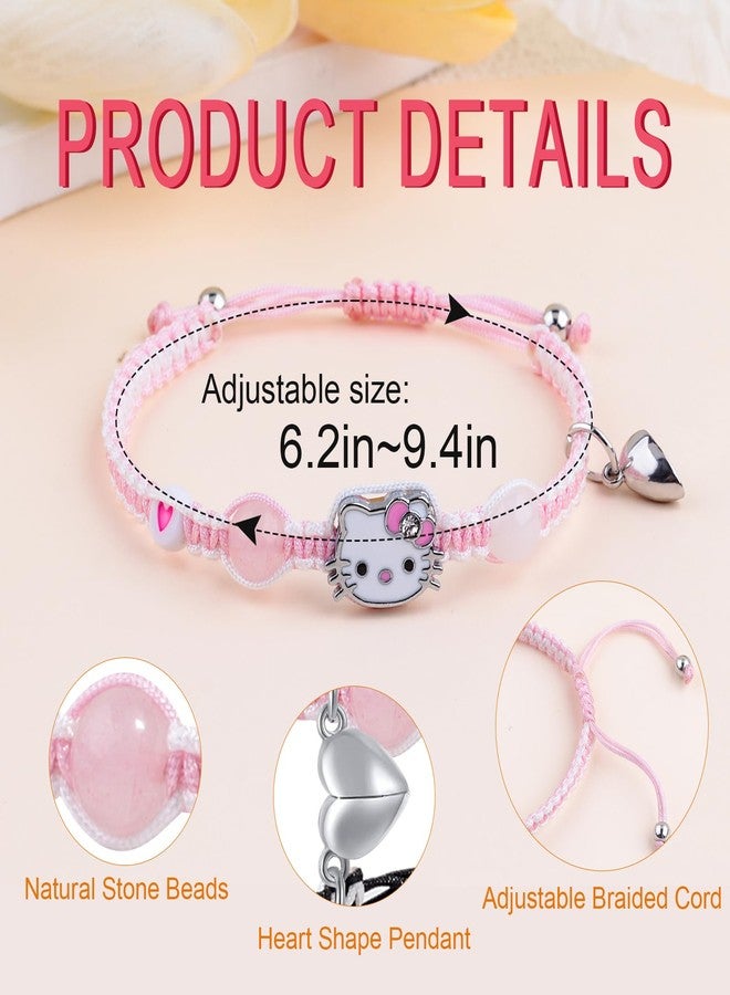 XMITHJLS Couples/Friendship Matching Bracelets,Bat/Spider/kitty Bracelets Set, Valentine's Day Birthday Jewelry Gifts for Gf and Bf Soulmate, Matching Gifts for Husband&Wife Son&Daughters BFF - Image 2