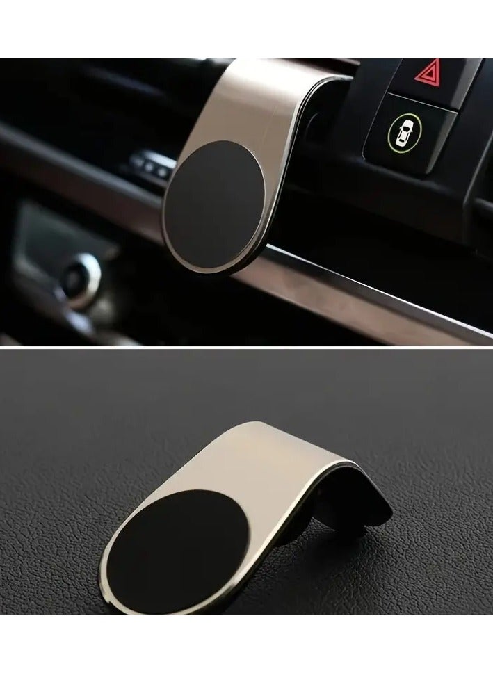 Home Clearance Sale L Shape Air Vent Mount Stand Magnetic Mobile Holder Magnetic Car Phone Holder - Image 2