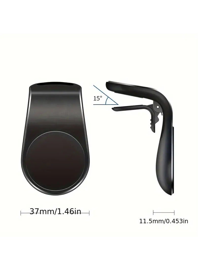 Home Clearance Sale L Shape Air Vent Mount Stand Magnetic Mobile Holder Magnetic Car Phone Holder - Image 5