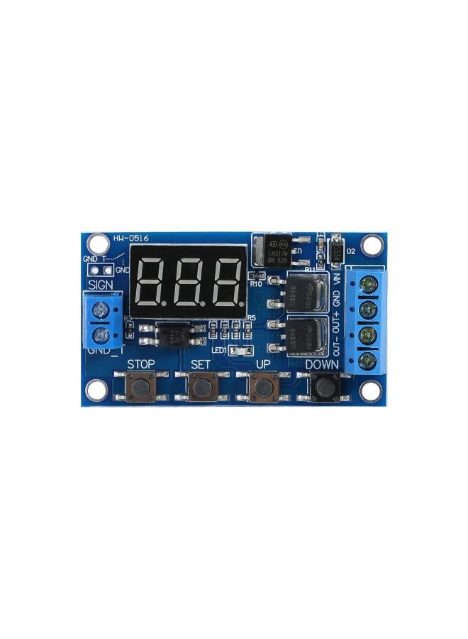 Loquat Time Relay, DC 5V-36V Trigger Cycle Delay Timer Switch Turn On/Off Relay Module with LED Display for Smart Home, Tachograph, GPS, PLC Control, Industrial Control, Electronic - Image 1