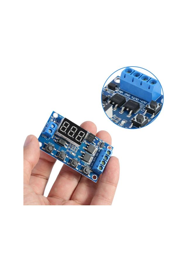 Loquat Time Relay, DC 5V-36V Trigger Cycle Delay Timer Switch Turn On/Off Relay Module with LED Display for Smart Home, Tachograph, GPS, PLC Control, Industrial Control, Electronic - Image 2