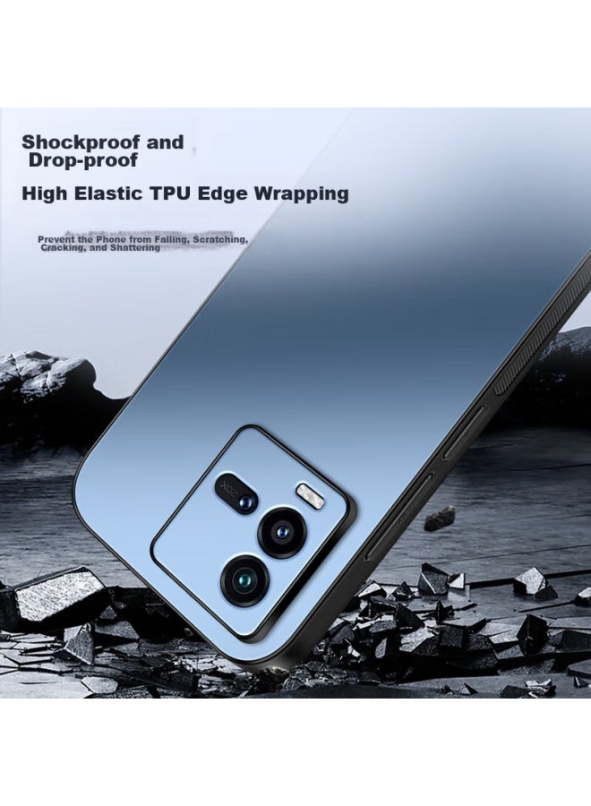 Shangsu, Suitable For Iqoo10 Phone Case, Iqoo10 Protective Cover, Ag Frosted Lens, Full Protection, Real Machine Feel, Simple Solid Color, Light Luxury, Vivo Shockproof, Anti-fingerprint, For Women And Men, Graphite Black - Image 5