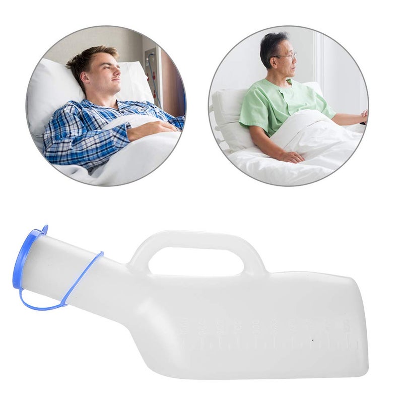 klarako Long Neck Urinals For Men, Urine Bottle 1000Ml Portable Outdoor Urine Bottle With Lid Kids Adults Mobile Toilet Urine Collector Urine Bottle For Men - Image 3