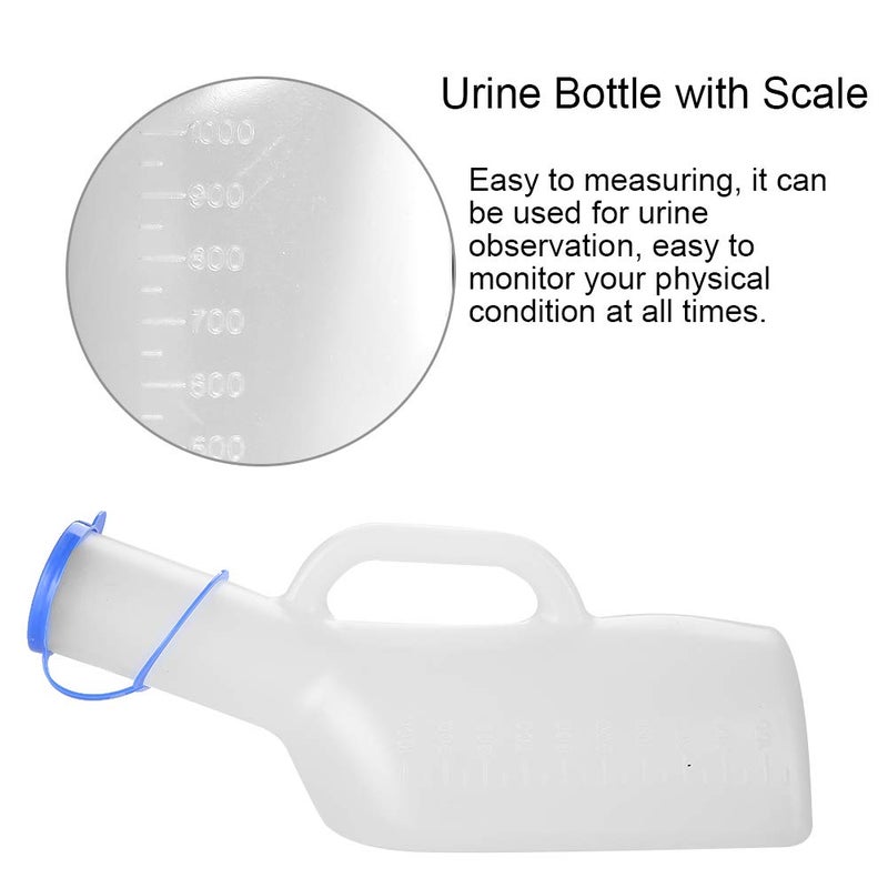 klarako Long Neck Urinals For Men, Urine Bottle 1000Ml Portable Outdoor Urine Bottle With Lid Kids Adults Mobile Toilet Urine Collector Urine Bottle For Men - Image 4