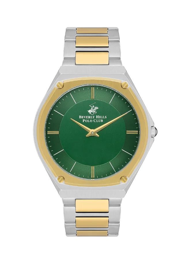 BEVERLY HILLS POLO CLUB BEVERLY HILLS POLO CLUB Men's Analog Green Dial Watch - BP3545X.270