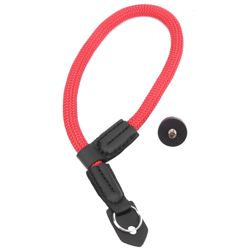 Camera Neck Strap: 1 Red High‑Strength Wear‑Resistant Flexible Eco‑Friendly Strap - Secure Camera Protection Camera Safety Strap for Vloggers Travel Photography SLR Mirrorless Cameras DJI OM 4 Osmo Mo - Image 1
