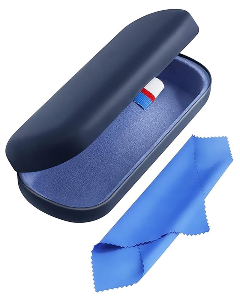 Styzere Unisex Hard Shell Protective Case for Eyewear Spectacles Eyeglasses (Blue 2 Sets) - Image 1