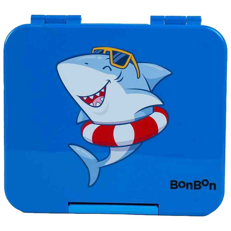 BonBon - Elite Mini 4 Compartment Leakproof Lunchbox - Summer Shark - Image 4
