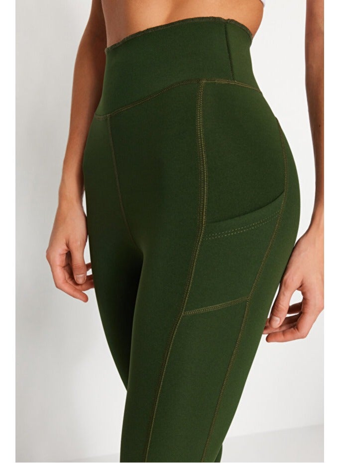 trendyol Full Length Knit Sports Tights with Extra Tummy Tuck THMAW24TY00026 - Image 1