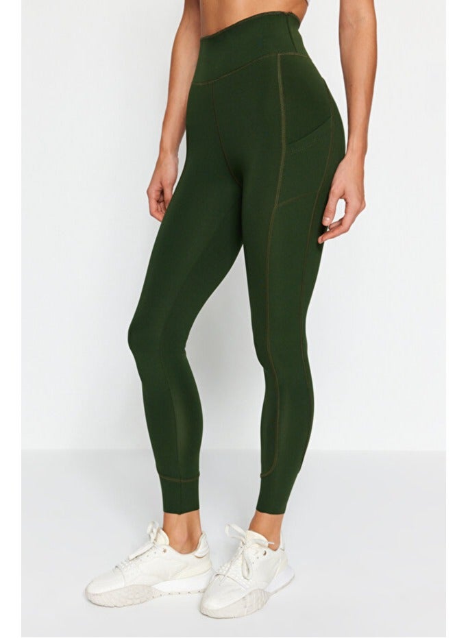 trendyol Full Length Knit Sports Tights with Extra Tummy Tuck THMAW24TY00026 - Image 2