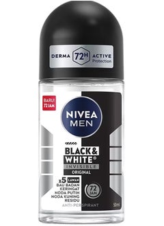 Nivea Men Invisible Black and White Invisible Original 50ml  - Image 1