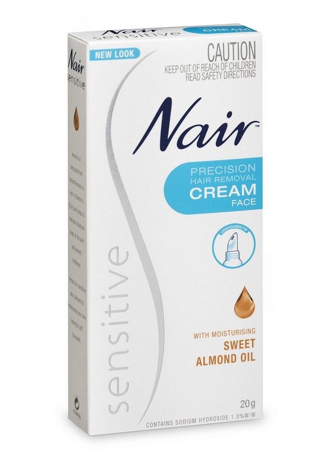 Nair - Precision Facial Hair Remover Cream Sensitive 20G - Image 1