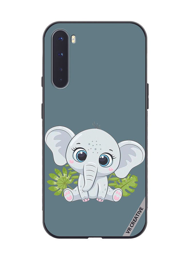 VR CREATIVE Protective Case Cover For OnePlus Nord Elephant Design Multicolour - Image 1