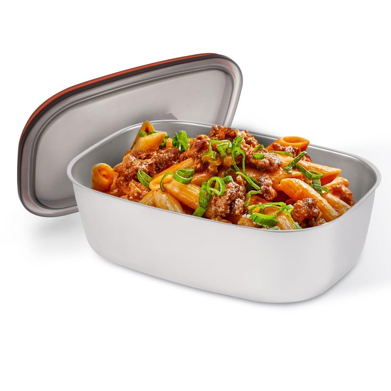 NestDin 1.5L Electric Lunch Box Inner Container with Lid, Compatible 1.5L, Removable Replacement Food Container, 304 Stainless Steel Tray, Dishwasher Safe - Image 1