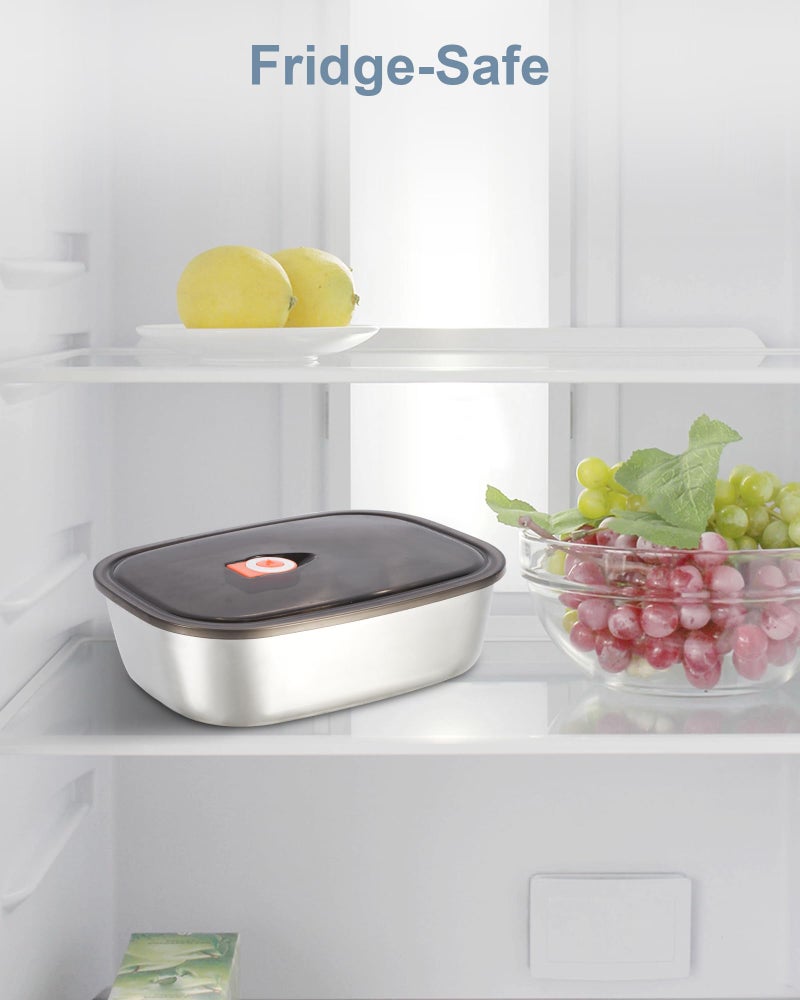 NestDin 1.5L Electric Lunch Box Inner Container with Lid, Compatible 1.5L, Removable Replacement Food Container, 304 Stainless Steel Tray, Dishwasher Safe - Image 4
