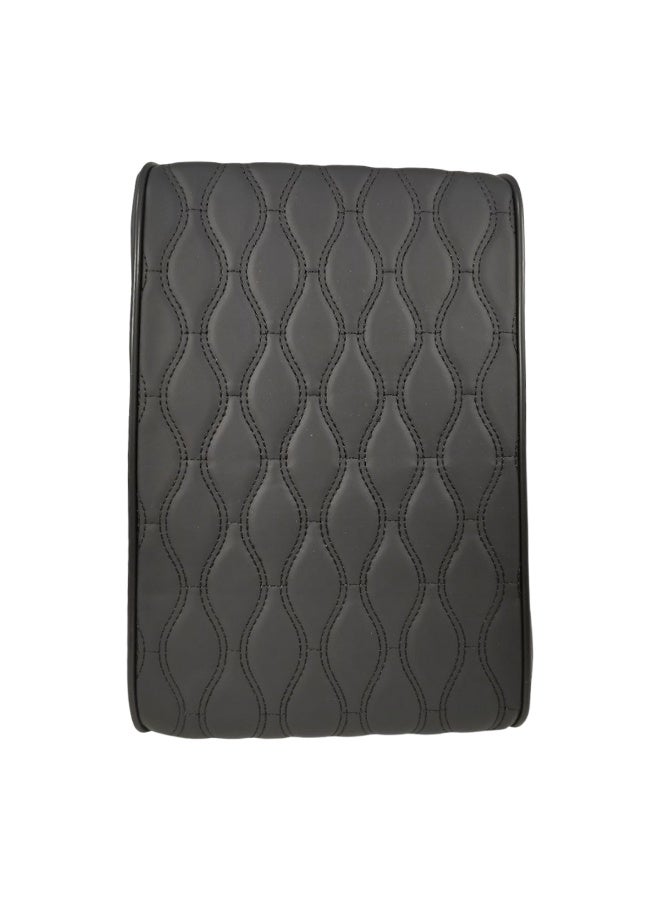 Car Armrest Cushion Pad 32x21cm – Memory Foam Center Console Cover, PU Leather, Waterproof, Anti-Slip Strap, Comfortable Support for All Cars & SUVs - Image 1