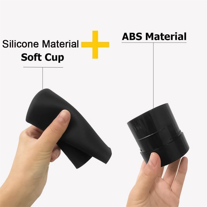 Aputue Car Trash Can with Lid, Waterproof Leakproof Trash Bin, Mini Auto Garbage Container, Small Vehicle Trash Dustbin, Mini Garbage Bin for Automotive Car, Home, Office, car trash bin (Black) - Image 2