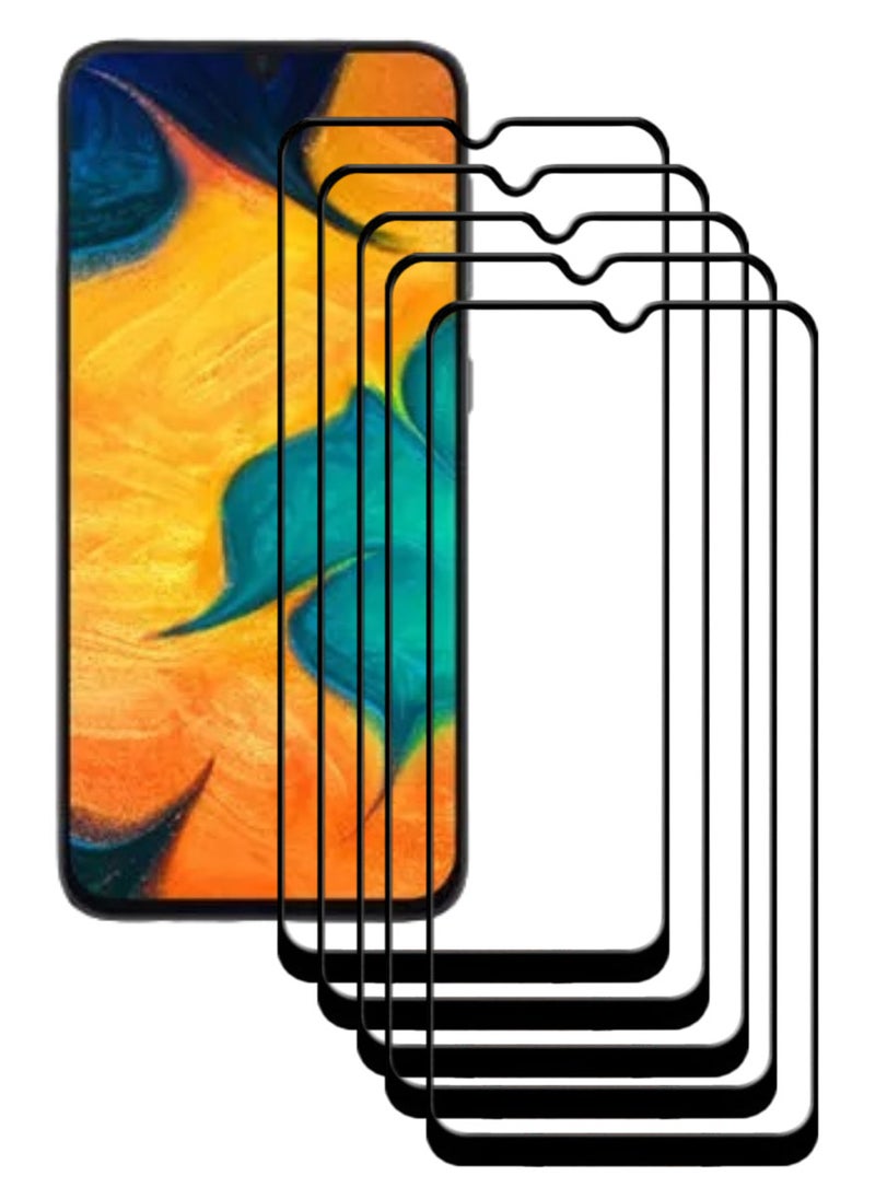 ACLIX 5 Pieces Antistatic ESD Dustproof Premium Quality High Definition Tempered Glass Screen Protector Designed For Samsung Galaxy A30 - Image 1