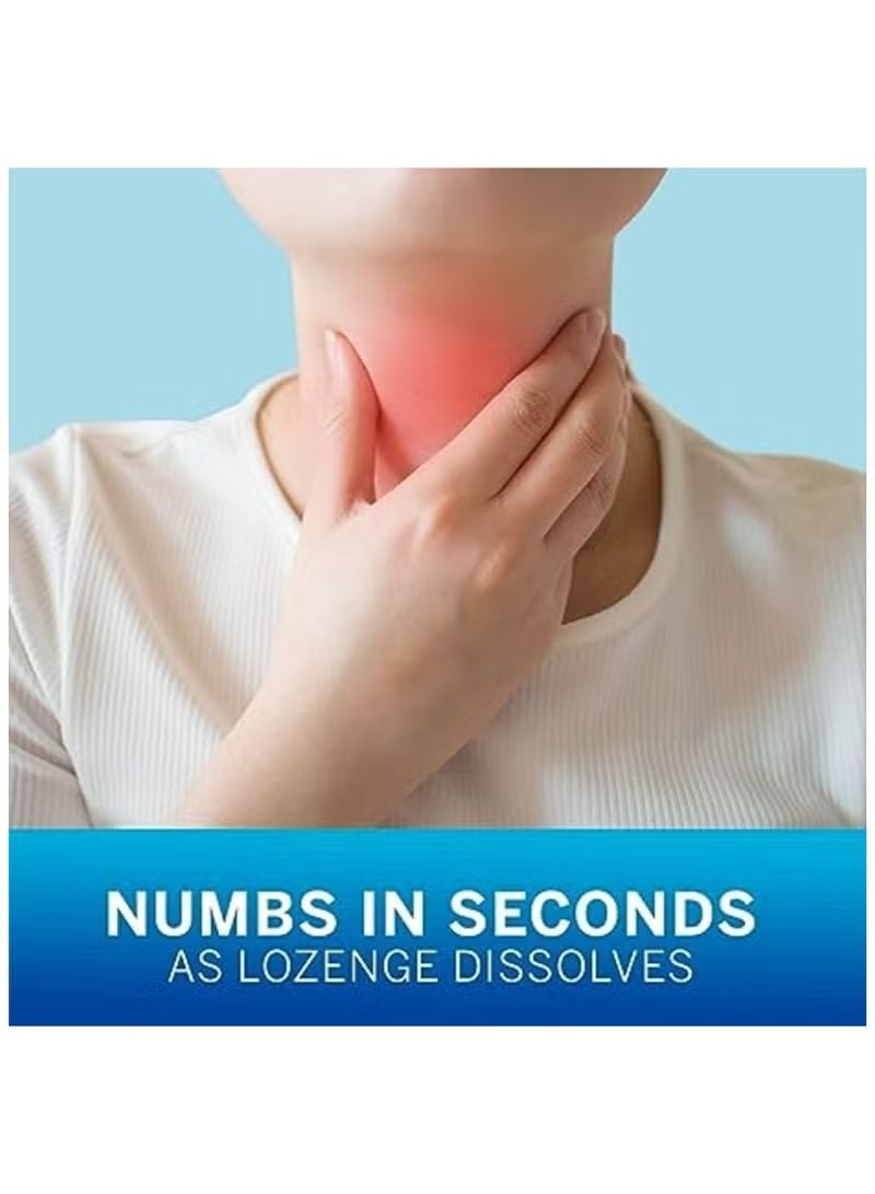 CHLORASEPTIC Sore throat Lozenges Cherry - Image 2