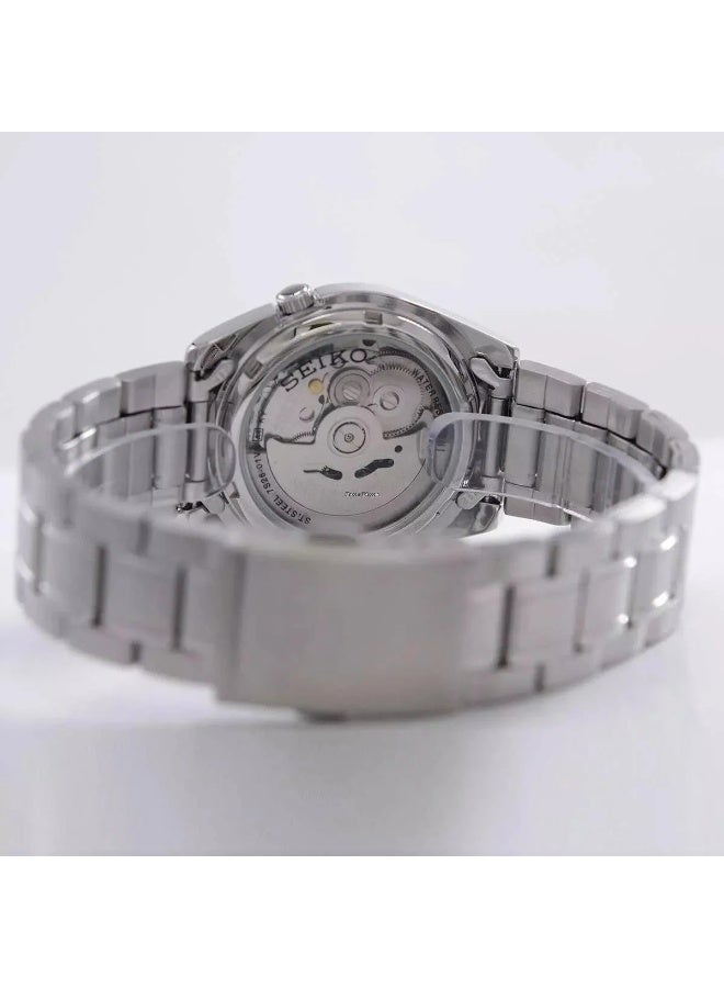 Seiko ساعة يد أوتوماتيكية للرجال SNKL43K1، 38 مم قرص أزرق، علبة وسوار من الفولاذ المقاوم للصدأ، 30 م مقاومة للماء - Image 2