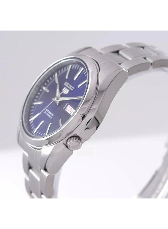 Seiko ساعة يد أوتوماتيكية للرجال SNKL43K1، 38 مم قرص أزرق، علبة وسوار من الفولاذ المقاوم للصدأ، 30 م مقاومة للماء - Image 3