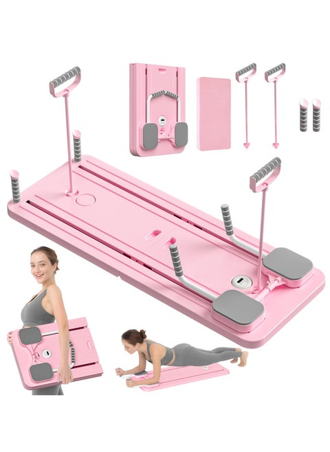 Pilates Board Pilates Reformer Set, Multi-Purpose Foldable Pilat Foldable