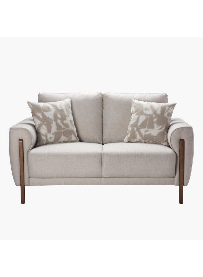 Home Box Paso 2-Seater Fabric Sofa with 2 Cushions 89 x 89 x 156 cm - Image 2