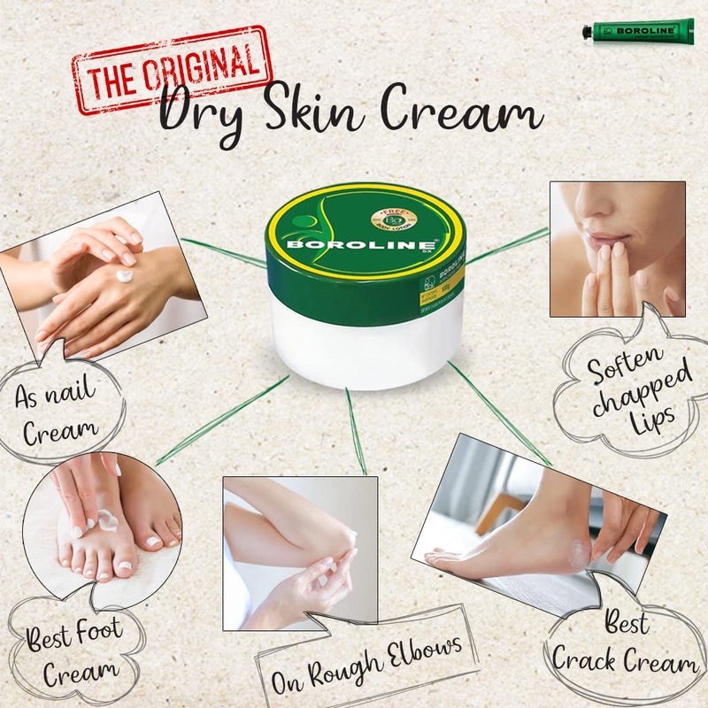 BOROLINE Antiseptic Ayurvedic Cream 100 gm  Ultrasmooth 40 gm X 2 Night Repair Cream - Image 4