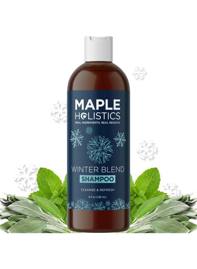 Maple Holistics Sulfate Free Hard Water Shampoo - Deep Clarifying Shampoo for Build Up of Product and Minerals with Five Cleansing Mint Essential Oils for Replenishing Hydration and Hair Shine - Vegan & Cruelty Free - Image 1