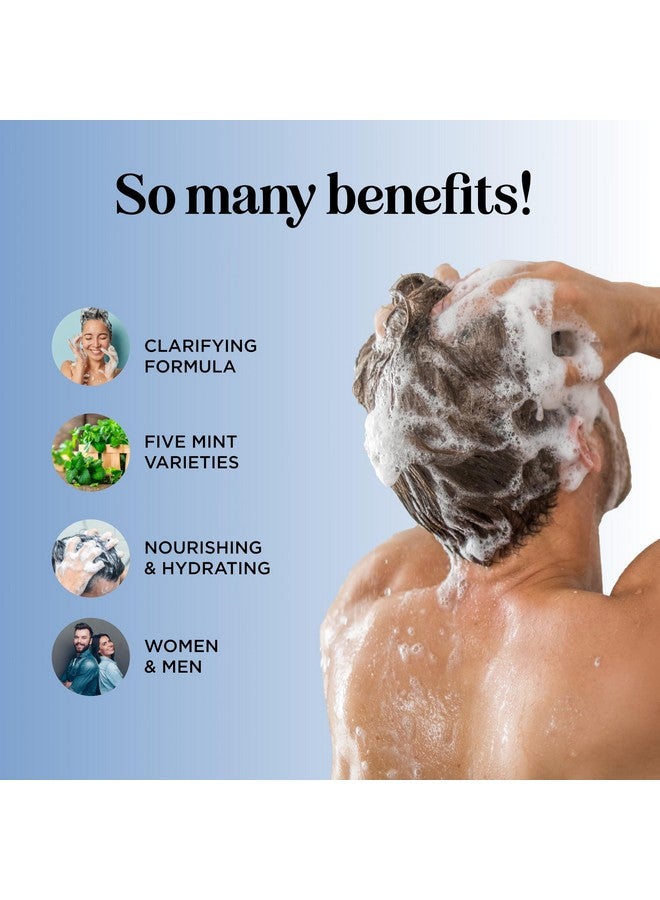 Maple Holistics Sulfate Free Hard Water Shampoo - Deep Clarifying Shampoo for Build Up of Product and Minerals with Five Cleansing Mint Essential Oils for Replenishing Hydration and Hair Shine - Vegan & Cruelty Free - Image 3