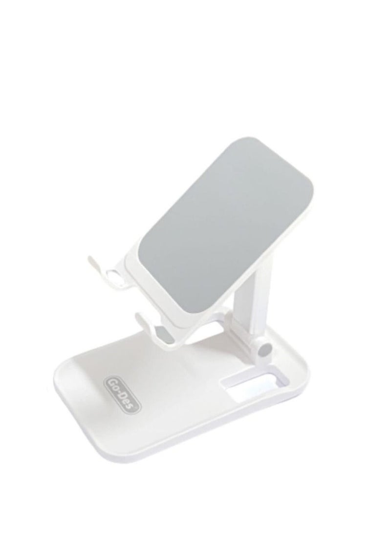 Go-Des GD-HD707 Desktop Lazy Bracket  Phone Holder White - Image 3