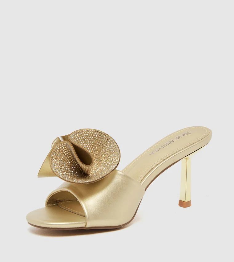 NINE WEST D-RIHANNA Embellished Stiletto Heel Sandals