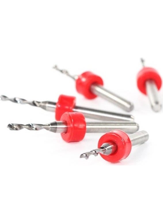 Profisher Profi̇sher Pcb Micro Carbide Cnc Drill Bit Set of 10 1.85 mm Tungsten 18 Shank  - Image 5