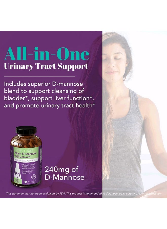 Intimate Rose - Aloe Vera Capsules Ic Supplements 200X Concentrate Pure Aloe Vera + Dmannose + Calcium Easy To Swallow Aloe Vera Pills - Image 1