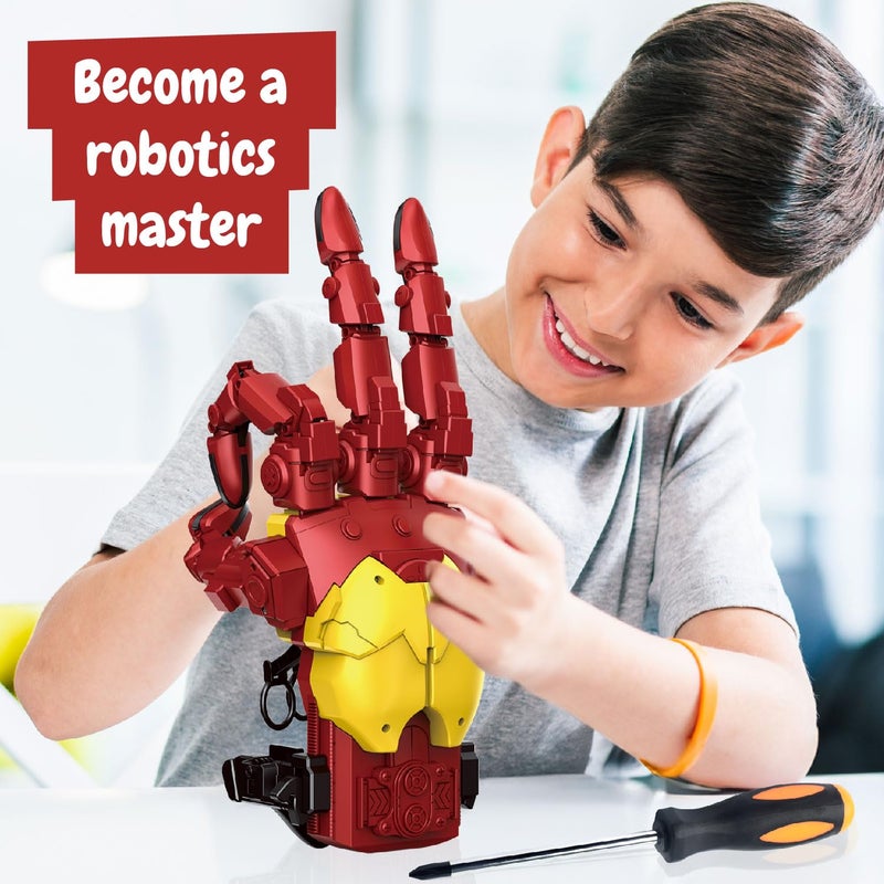 Science4you Hydraulic Cyborg Hand Kit â€“ Build Your own Giant Robotic Hand with 112 Pieces, STEM Toys, Iron Kid Toys The Perfect Robot & Model Kits Gift for Boys & Girls Age 10 11 12 13 14+ - Image 3