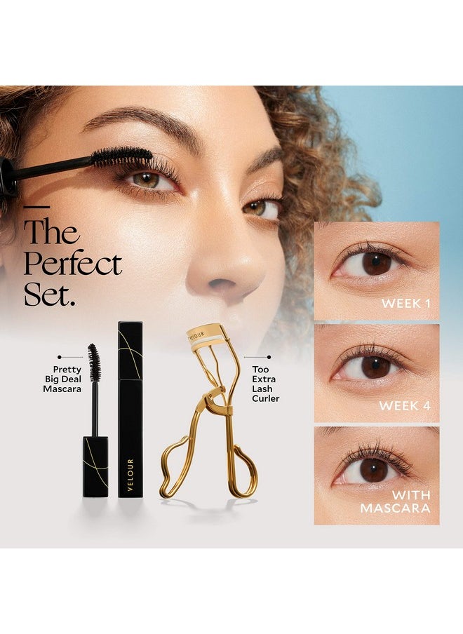 Velour Lashes - Pretty Big Deal Lash Boosting Mascara With Peptides - Effective 3-In-1 Tubing Mascara, Lash Protector, And Enhancement Serum To Nourish Eyelashes - Premium Luxury Beauty Products - Image 1