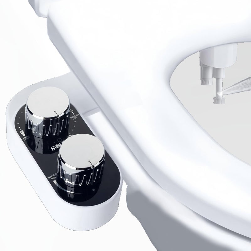 ANEES Bidet Attachment for Toilet, Self Cleaning Bidet Attachment with Adjustable Cold Water Pressure, Front and Rear Wash for Women and Men, Premium Bathroom Accessory by anees - Image 1