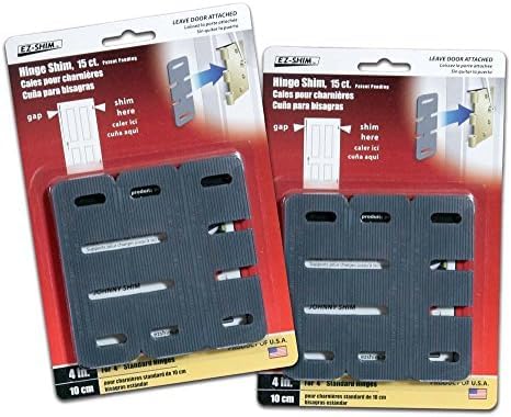 E-Z Shim EZ-Shim, Inc. HS400BP 4" Quick Align Hinge Shim (Two Packs of 15) - Image 4