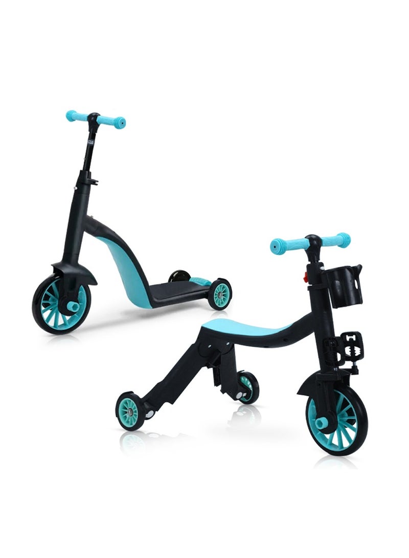 Little Story Kids Scooter / Balance Bike / Tri Cycle - Green